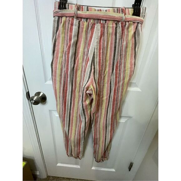 Final Touch women’s medium striped boho pants tapered leg - Picture 2 of 6